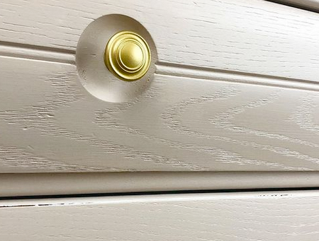 Cosmas 4122BB Brushed Brass Ring Cabinet Knob