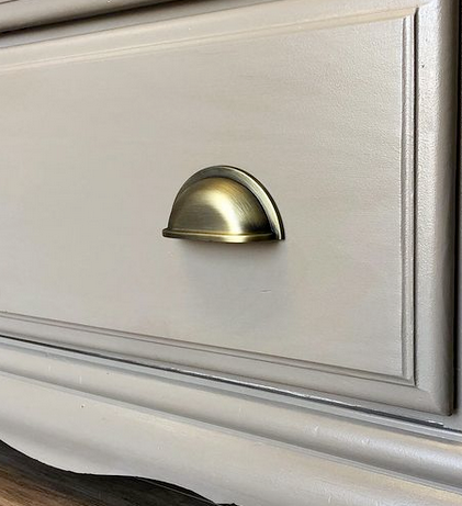 Cosmas 4310BAB Brushed Antique Brass Cabinet Cup Pull