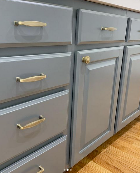 Cosmas 4392BAB Brushed Antique Brass Cabinet Pull DoorCorner