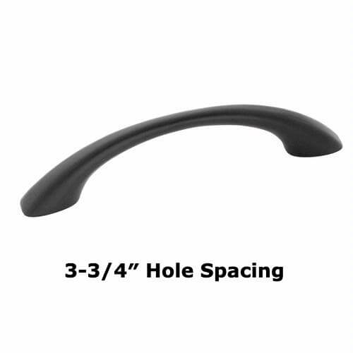 Amerock BP53003-FB Flat Black Arch Cabinet Pull