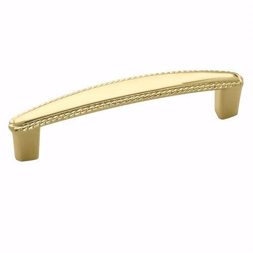 Amerock BP53004-3 Polished Brass Rope Cabinet Pull