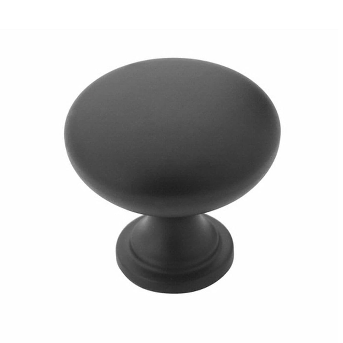 Amerock BP53005-FB Flat Black Round Cabinet Knob