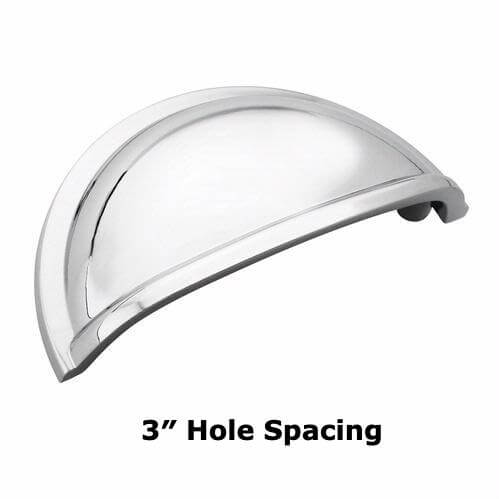 Amerock BP53010-26 Polished Chrome Cabinet Cup Pull