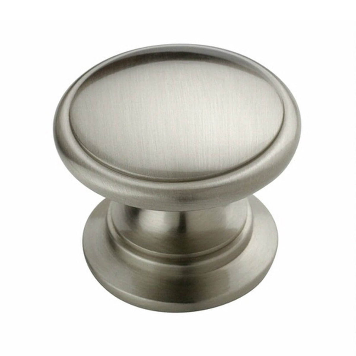Satin nickel cabinet drawer knob in circle shape Amerock BP53012-G10 Satin Nickel Cabinet Knob