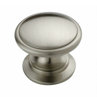 Satin nickel cabinet drawer knob in circle shape Amerock BP53012-G10 Satin Nickel Cabinet Knob