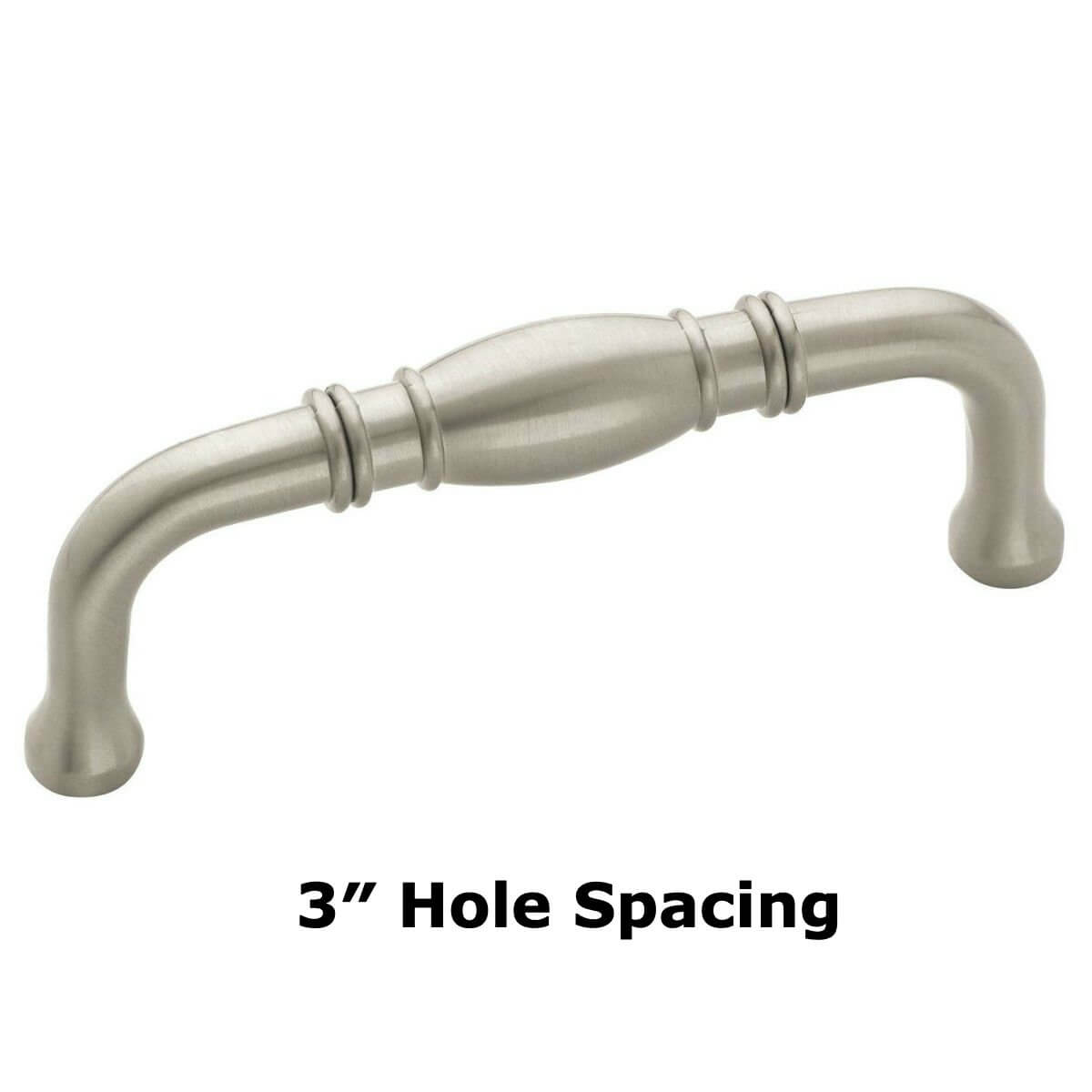 Amerock BP53013-G10 Satin Nickel Barrel Cabinet Pull