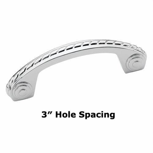 Amerock BP53470-26 Polished Chrome Scroll Cabinet Pull