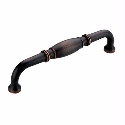 Cabinet pull with barrel center design in oil rubbed bronze finish Amerock BP55245-ORB Allison Oil Rubbed Bronze Cabinet Pull