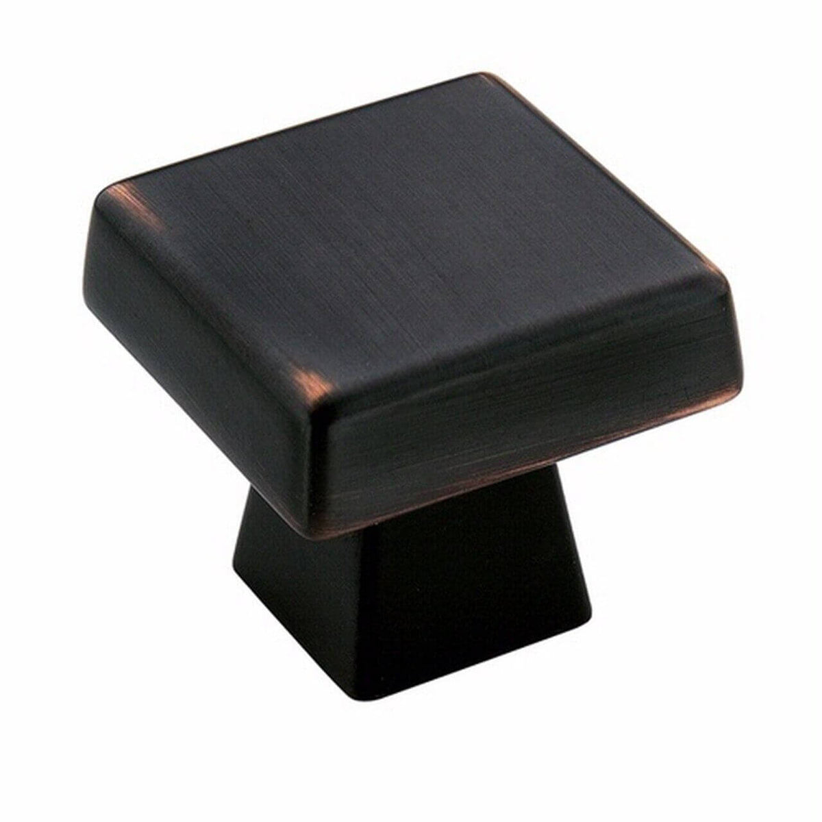 Square oil rubbed bronze cabinet knob Amerock BP55273-ORB Oil Rubbed Bronze Cabinet Knob