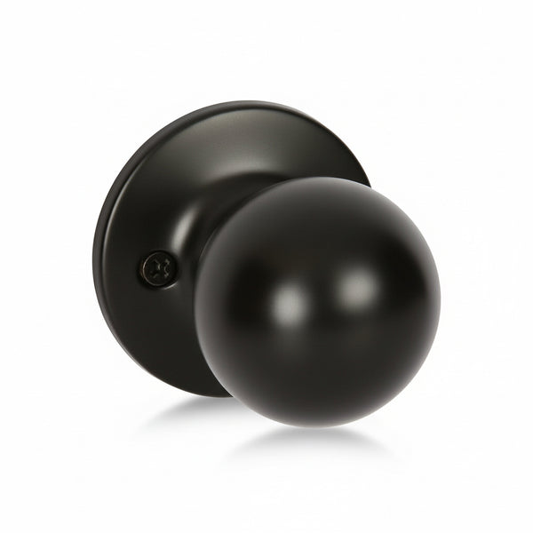 Ashland Dummy Door Knob – Matte Black | DoorCorner - DoorCorner.com