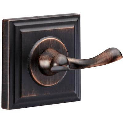 Designers Impressions Aurora Series Oil Rubbed Bronze Double Robe Hook