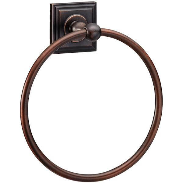 Aurora Series Oil Rubbed Bronze Towel Ring