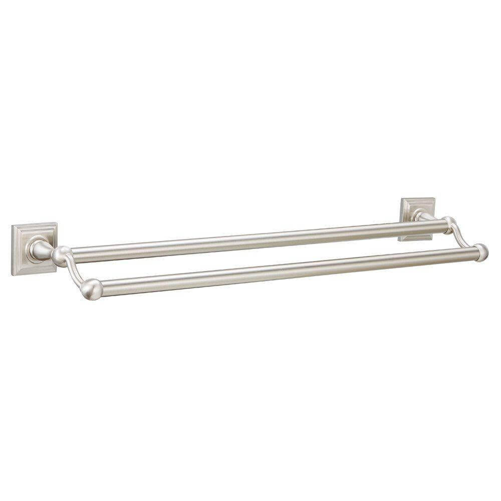 Aurora Series Satin Nickel 24&quot; Double Towel Bar