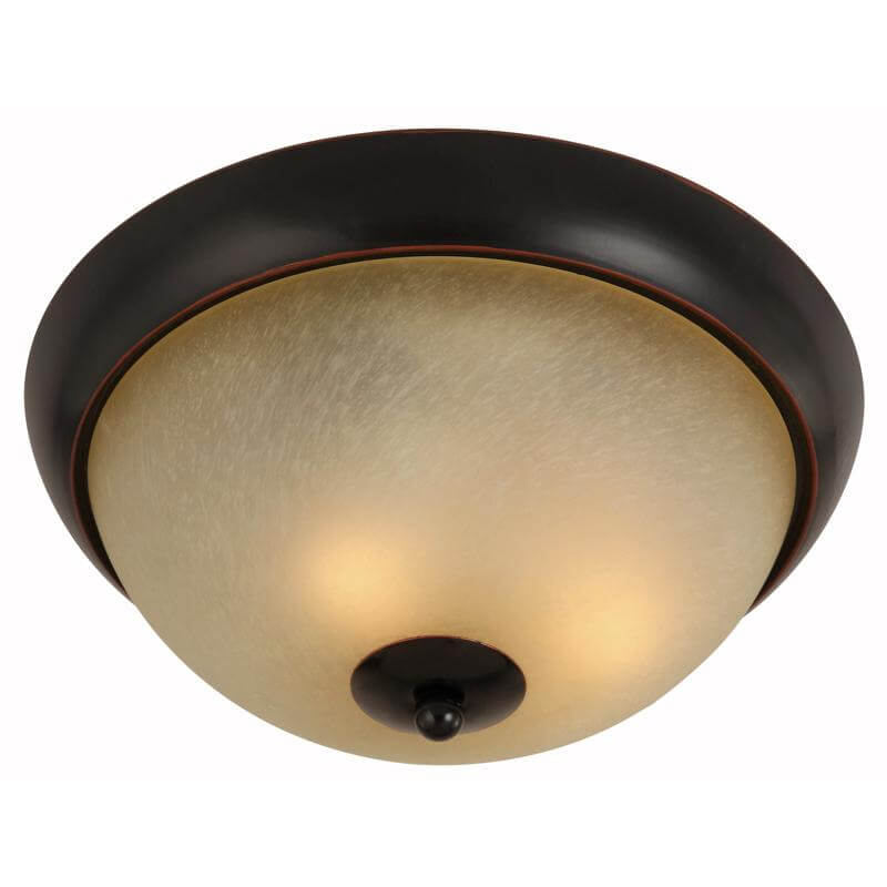 Berkshire Series Oil Rubbed Bronze Flush Mount Ceiling Light Fixture