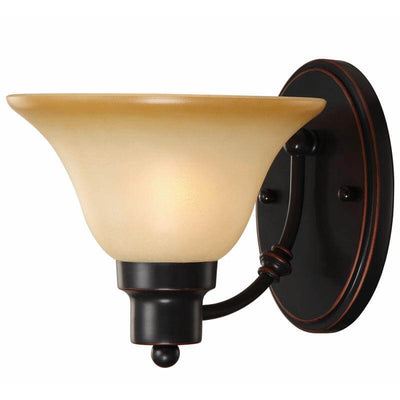 Bristol Series Oil Rubbed Bronze 1-Light Wall Sconce