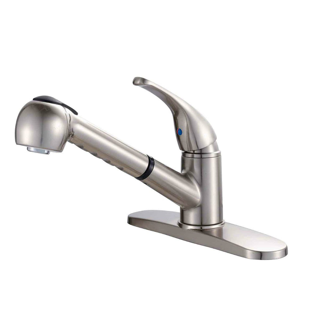 Robinetterie California Faucets Crystal Cove – Ensemble Nickel Satiné, NEUF