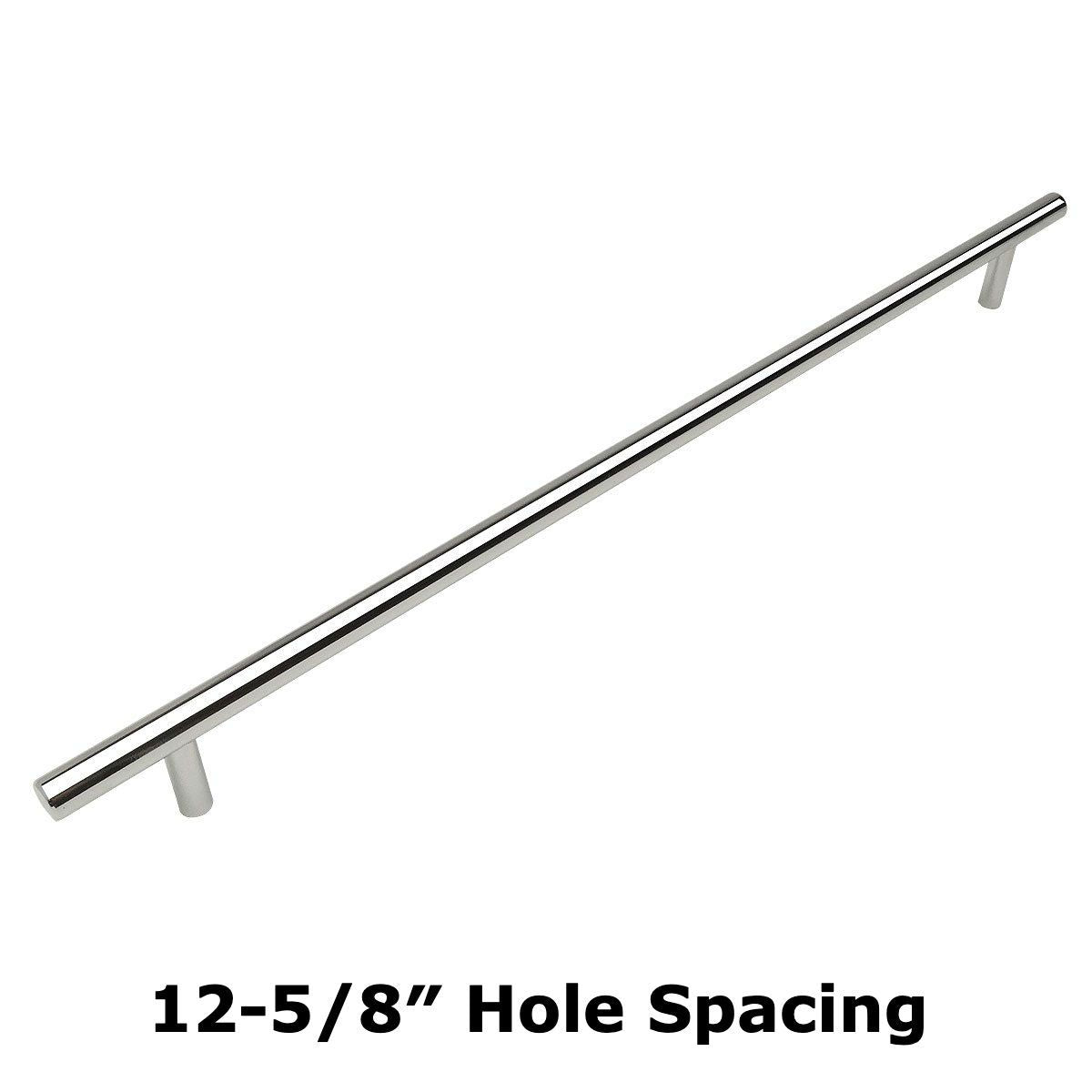 Cosmas 404-320CH Polished Chrome Slim Line Euro Style Bar Pull