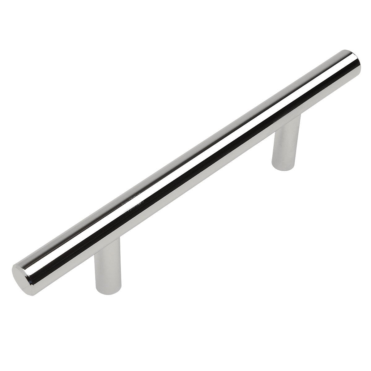 Cosmas 404-96CH Polished Chrome Slim Line Euro Style Bar Pull