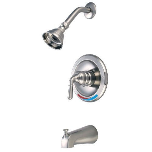 Crystal Cove 13-5887 Satin Nickel Tub / Shower Combo Faucet