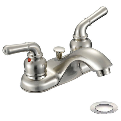 Designers Impressions 615494 Satin Nickel Lavatory Vanity Faucet
