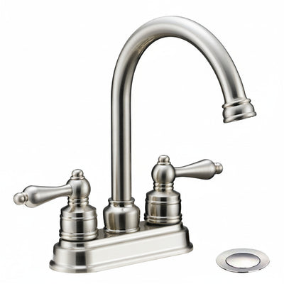 Designers Impressions 617430 Satin Nickel Lavatory Vanity Faucet