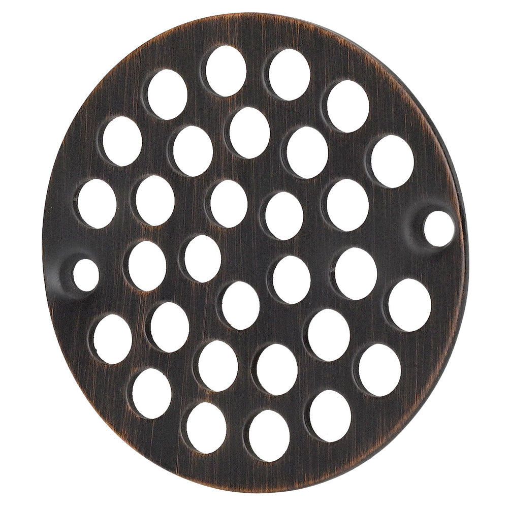 Designers Impressions 651816 Oil Rubbed Bronze 4" Diameter Drain Cover Strainer