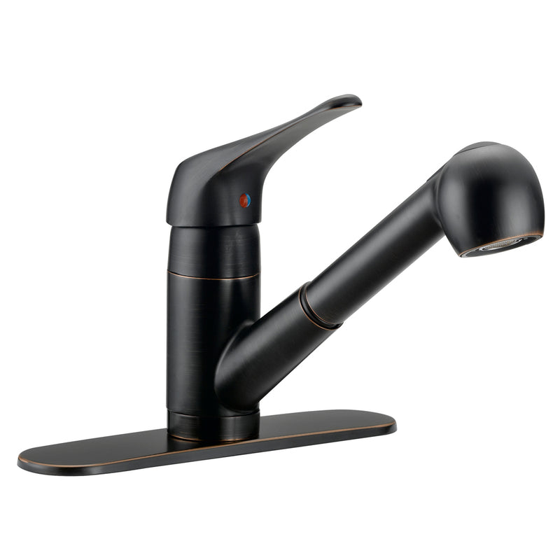 Designers Impressions 651762 Oil Rubbed Bronze Kitchen Faucet w/ Pull Out Sprayer