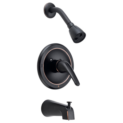 Designers Impressions 652258 Oil Rubbed Bronze Tub / Shower Combo Faucet