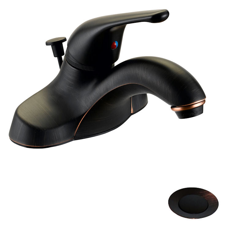 Designers Impressions 654685 Oil Rubbed Bronze Single Handle Lavatory Vanity Faucet