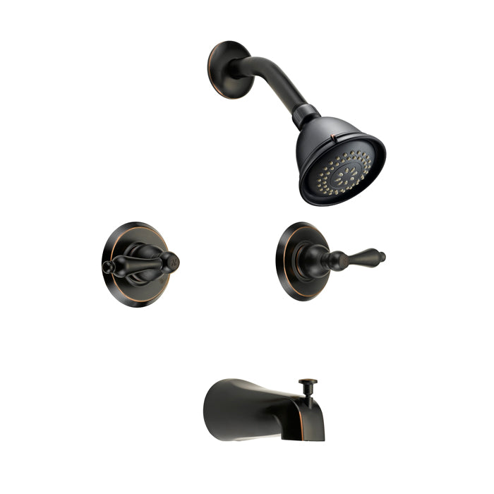 Designers Impressions 654752 Oil Rubbed Bronze Tub / Shower Combo Faucet