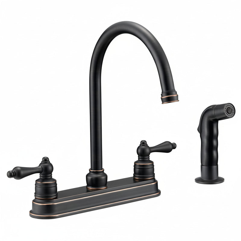Designers Impressions 658847 Oil Rubbed Bronze Kitchen Faucet w/ Spray ...