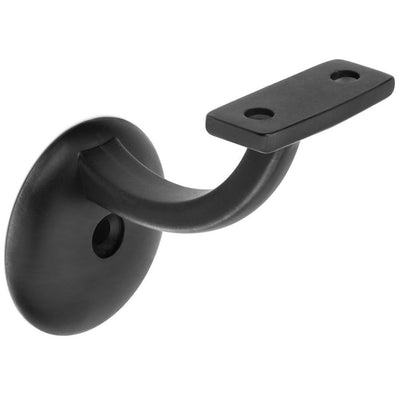 Designers Impressions Flat Black Heavy Duty Handrail Bracket