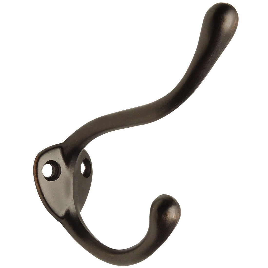 Designers Impressions Oil Rubbed Bronze Heavy Duty Coat &amp; Hat Hook: 57486