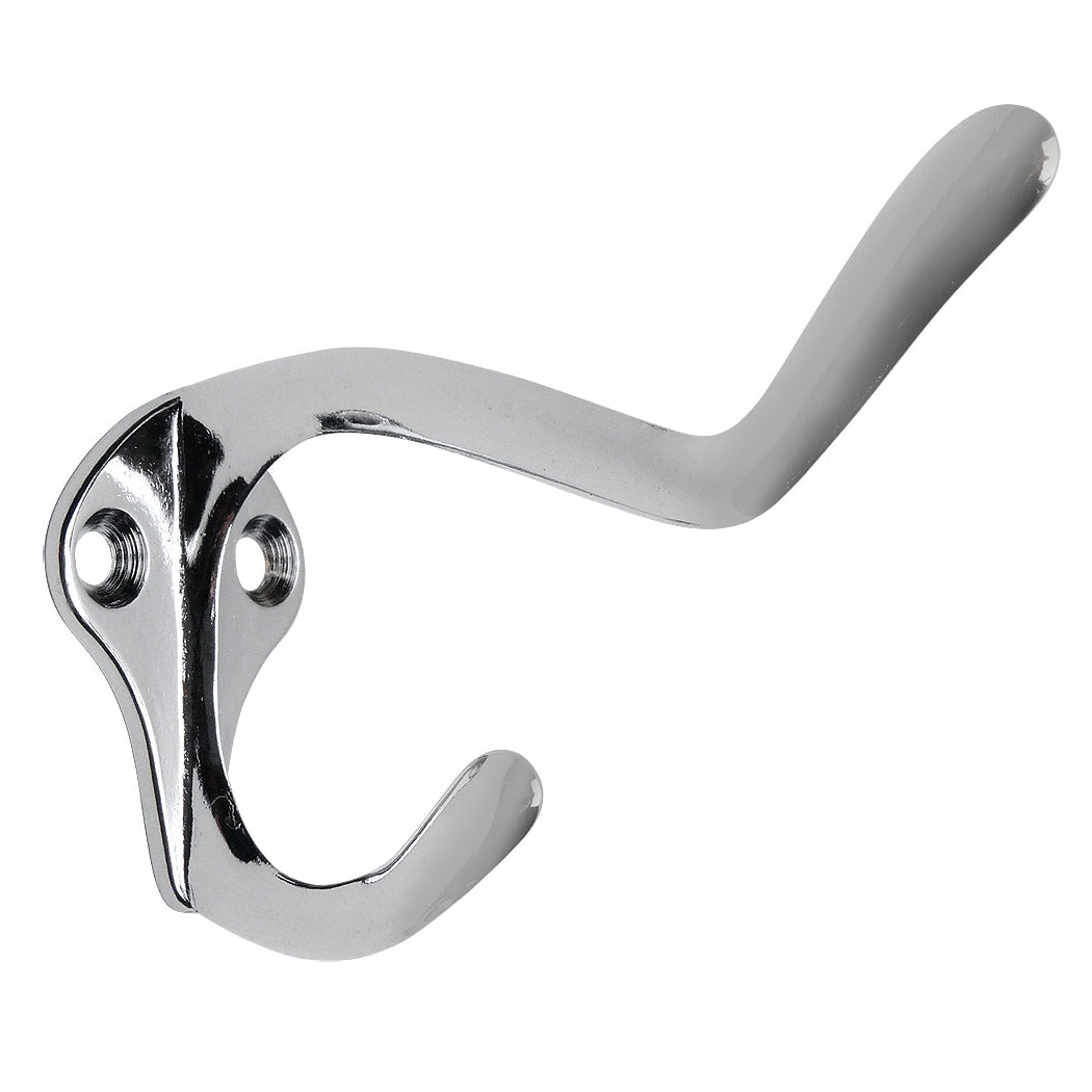 Designers Impressions Polished Chrome Light Duty Coat &amp; Hat Hook: 57582
