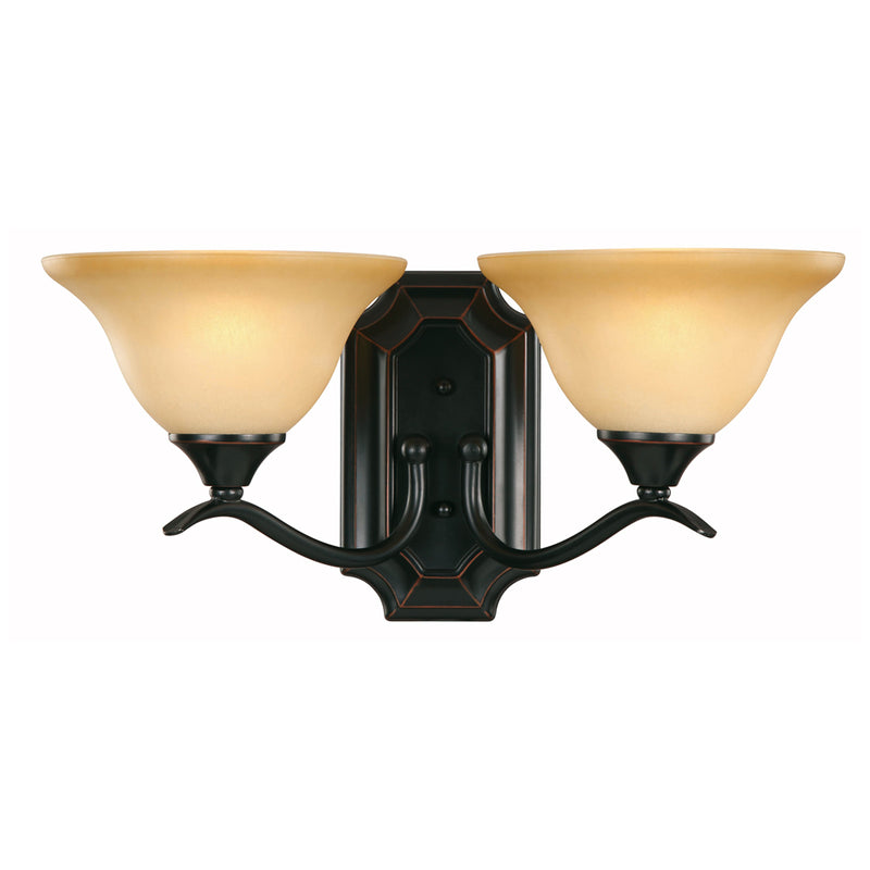 Dover Series Oil Rubbed Bronze 2 Light Wall Sconce