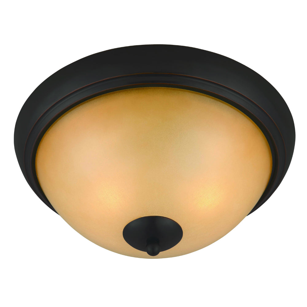Essex Series Oil Rubbed Bronze Flush Mount Ceiling Light Fixture
