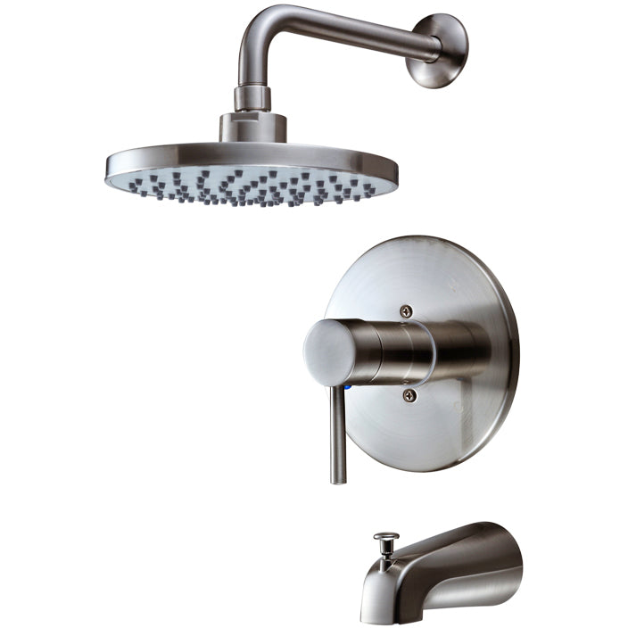 Hardware House 13-5627 Satin Nickel Tub / Shower Combo Faucet