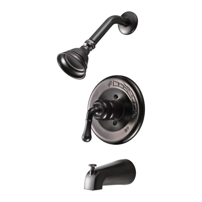 Hardware House 13-6532 Oil Rubbed Bronze Tub / Shower Combo Faucet