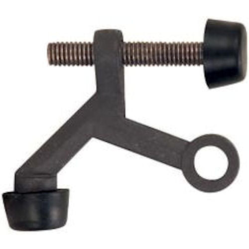 Hinge Pin Door Stop, Light Duty, Oil Rubbed Bronze