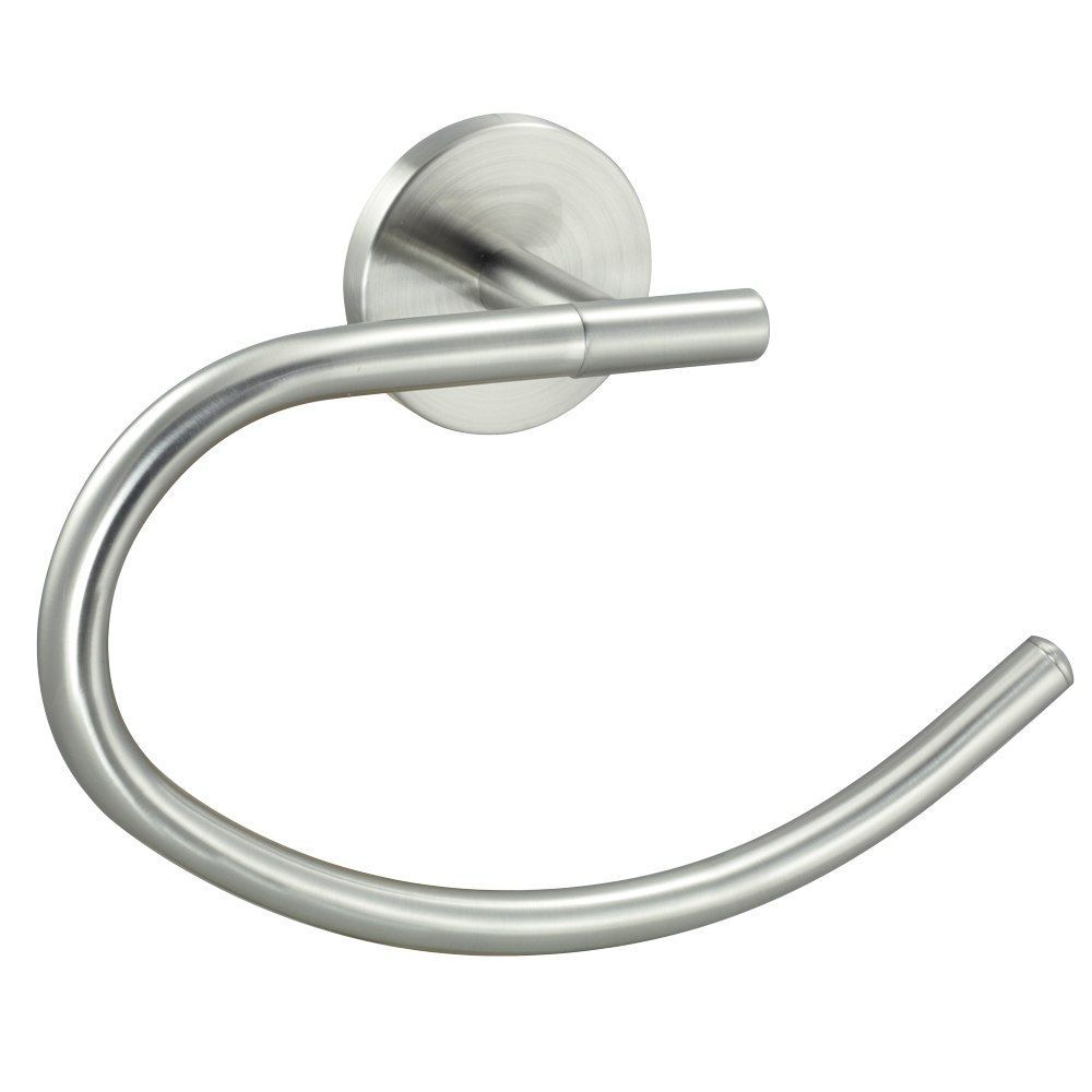 Kain Series Satin Nickel Towel Ring