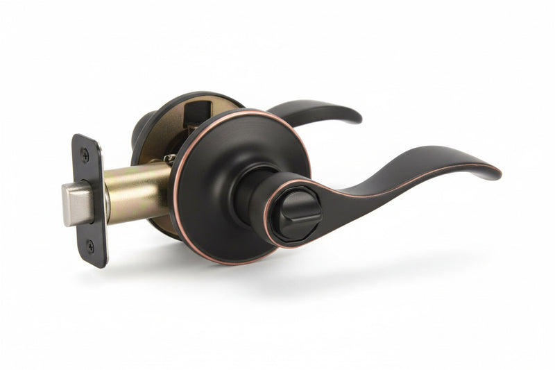 Designers Impressions Kingston Privacy Lever , Oil Rubbed Bronze ...