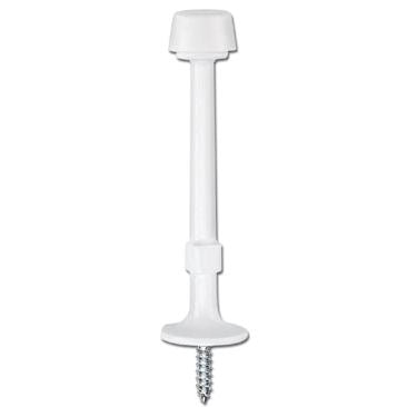 Light Duty Solid Rigid Door Stop (White)
