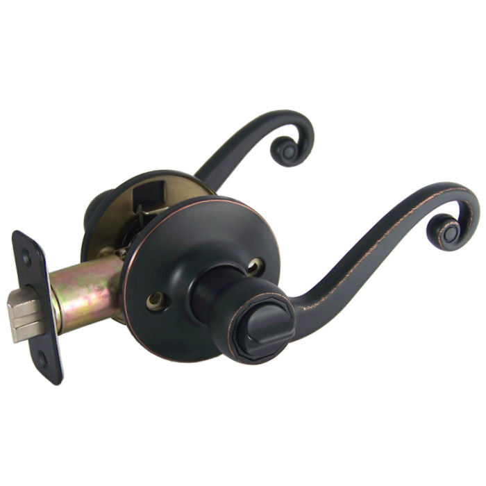 Livingston Privacy Lever (Oil-Rubbed Bronze)
