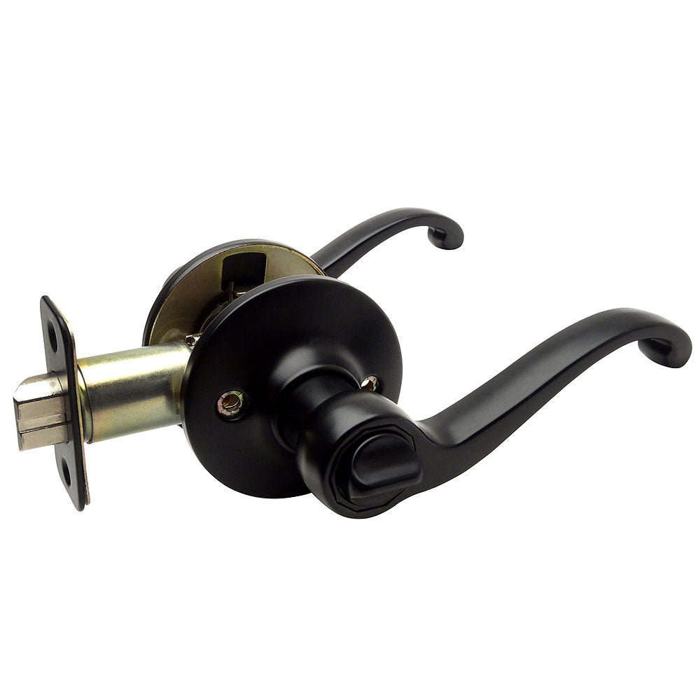 Richmond Privacy Door Lever (Matte Black)