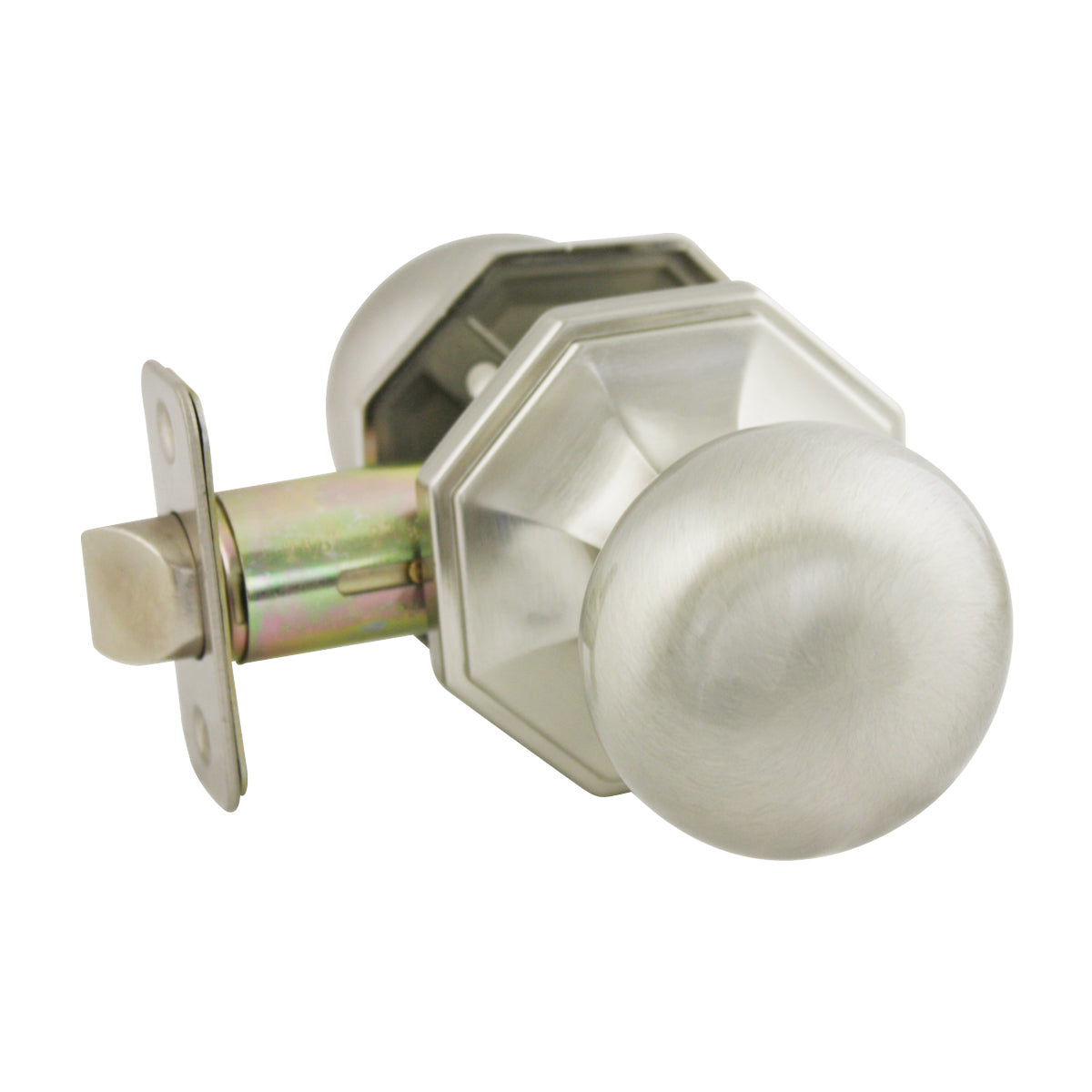 Stanton Passage Door Knob, Satin Nickel