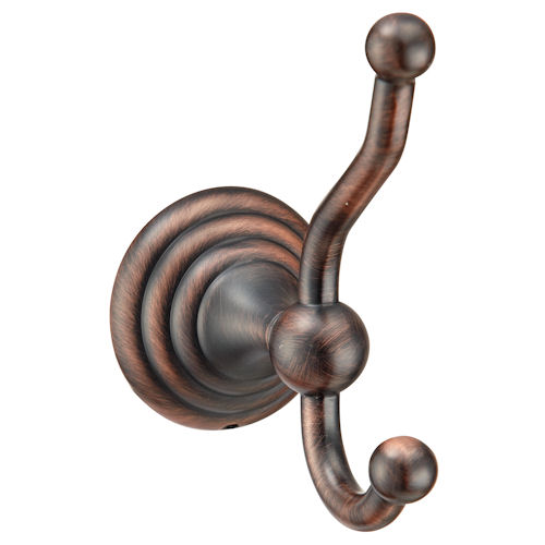 Stockton Series Oil Rubbed Bronze Double Robe Hook