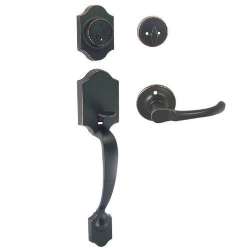 Valhala Oil Rubbed Bronze Decorative Handleset with Arlington Lever